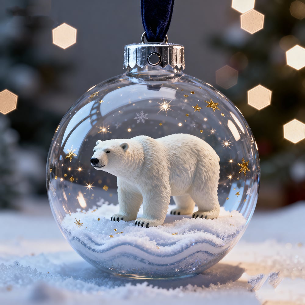 🔥🔥Sista dagen 49 % rabatt - 2026 Wildlife Wonders CollectionTM Kristallglasprydnad (3D)
