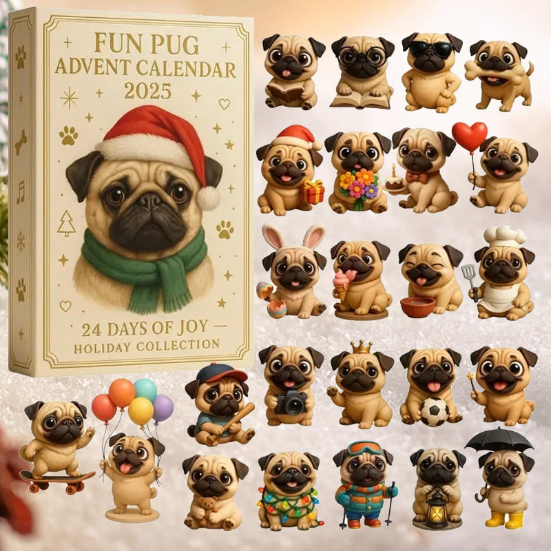 đŸđ Rolig mops adventskalender 2025