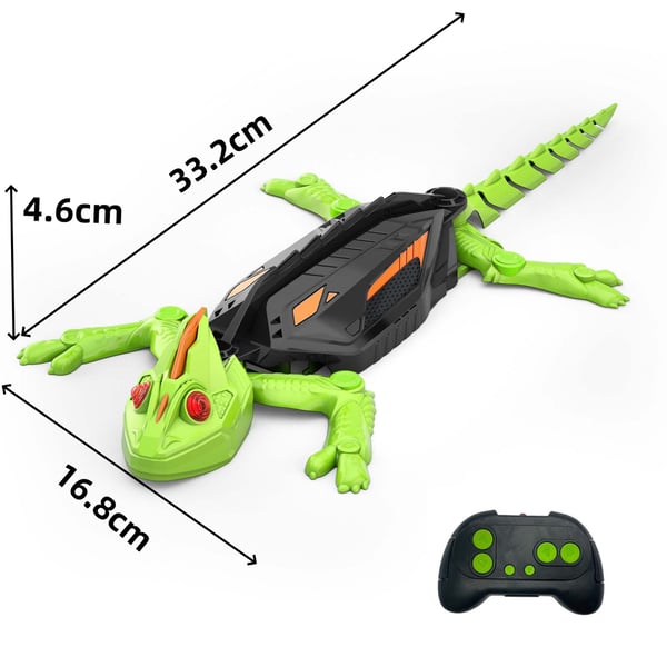 Infraröd väggklättrande gekko-leksak med ljus 🦎✨