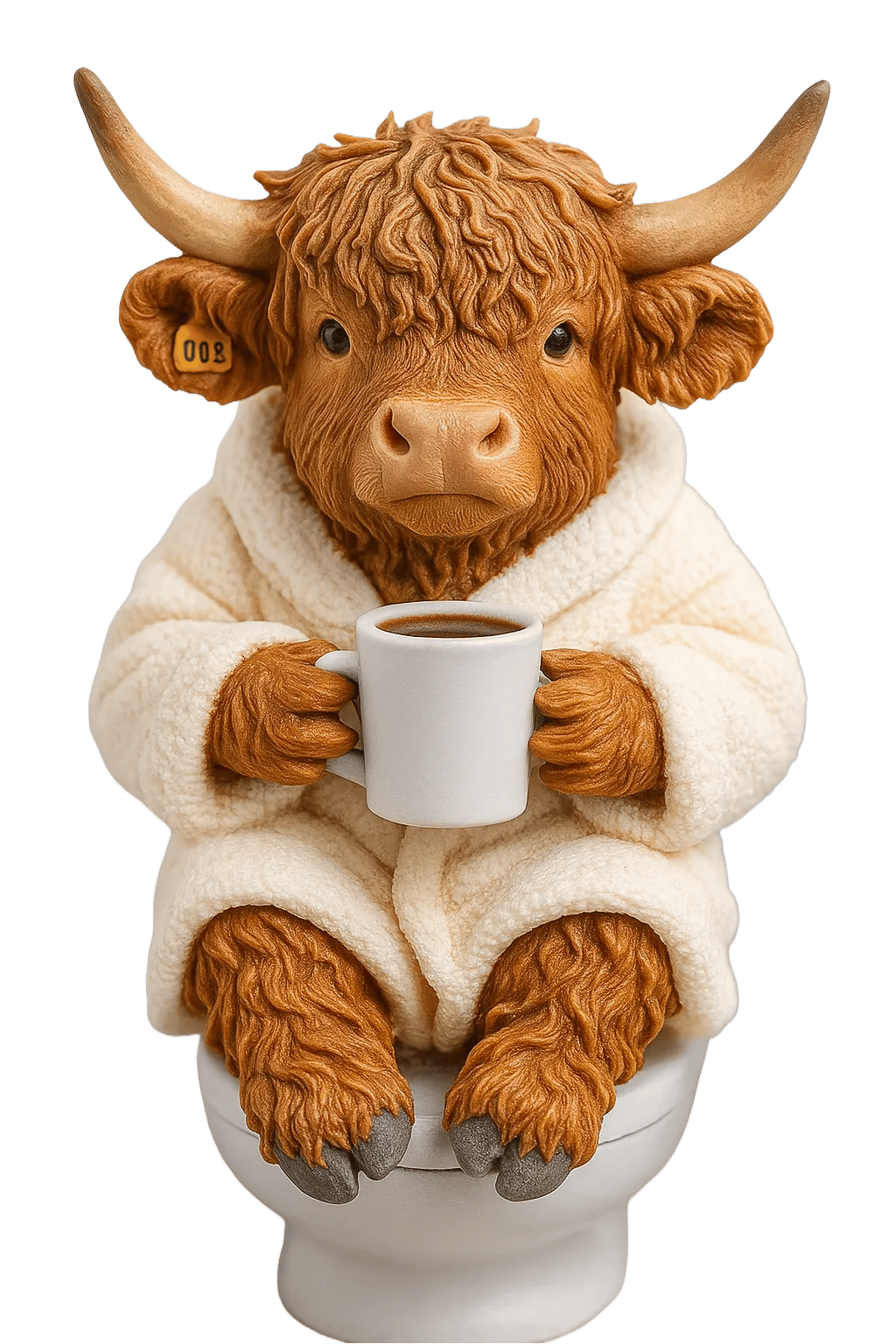 đźHighland Cow Adventskalender 2025đâš - 3D Handgjord Highland Cow Doll (24 st)