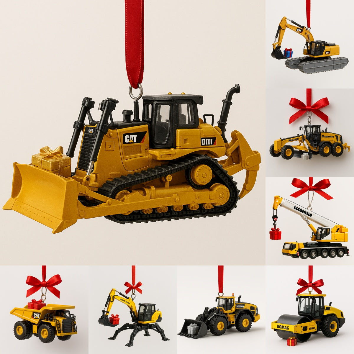 Schwermaschinen-Adventskalender 2025 - 24 geformte Maschinen
