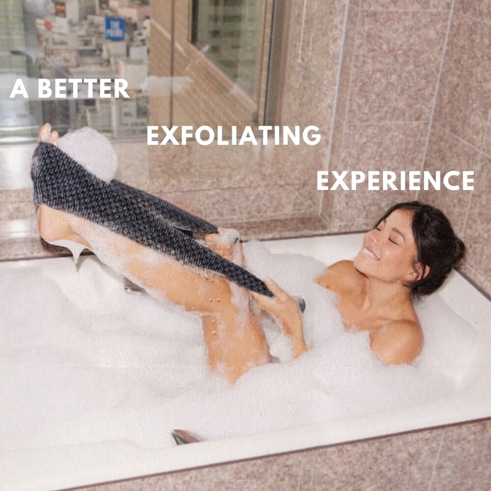 đ§ŒExfolierande antibakteriell duschhanddukđż