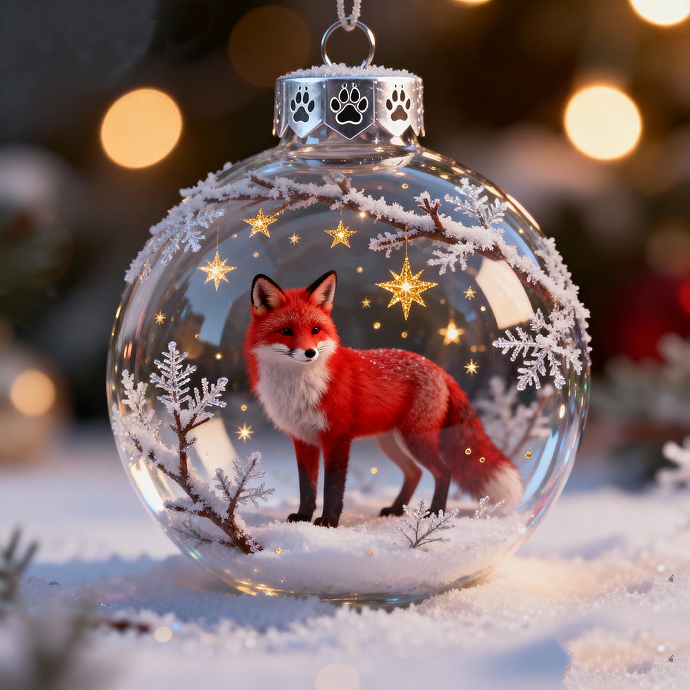 🔥🔥Sista dagen 49 % rabatt - 2026 Wildlife Wonders CollectionTM Kristallglasprydnad (3D)