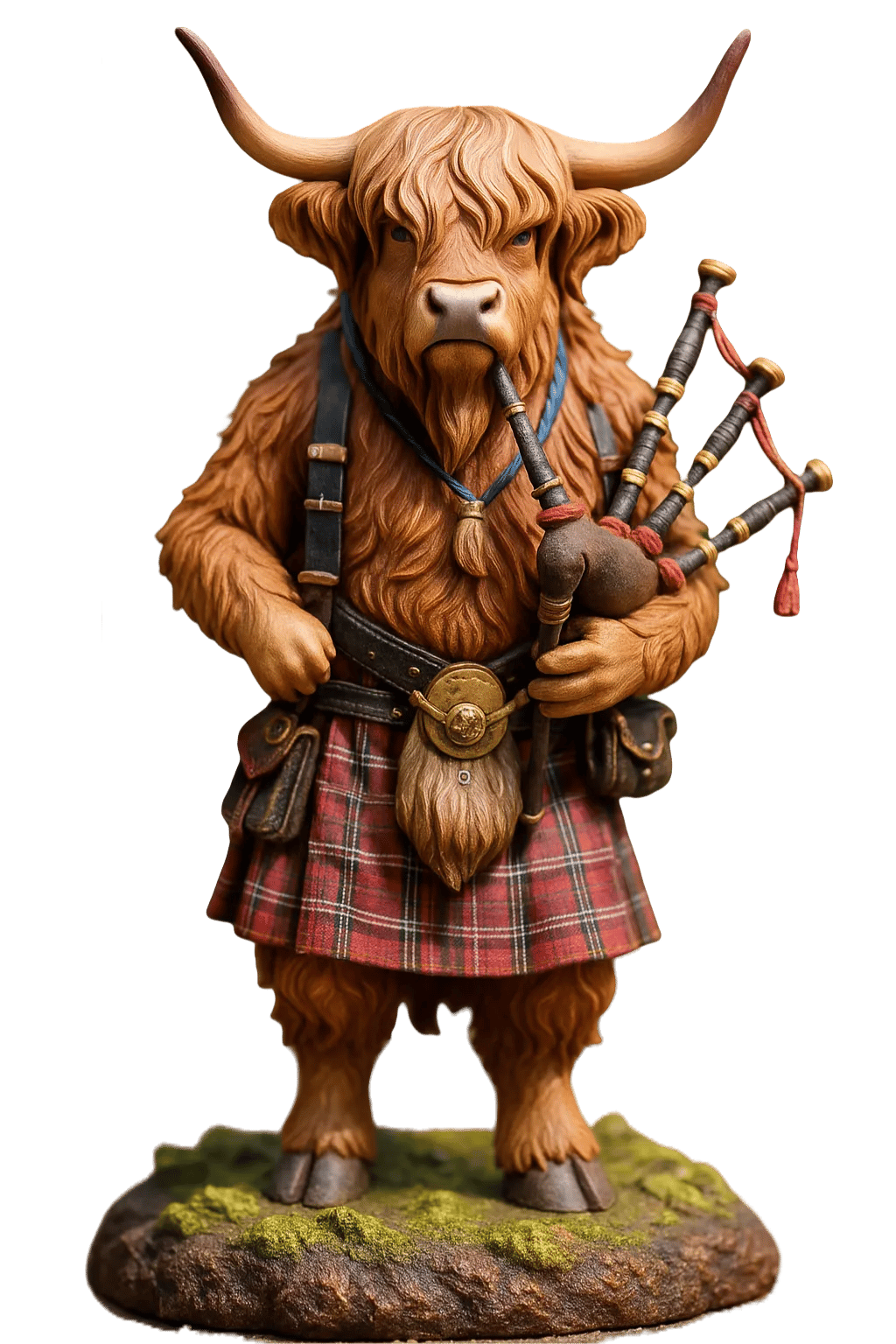 đźHighland Cow Adventskalender 2025đâš - 3D Handgjord Highland Cow Doll (24 st)
