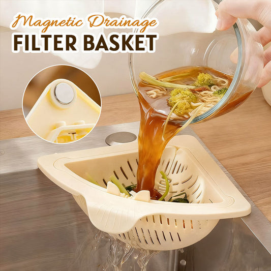 Magnetisk dränerings- och filterkorg
