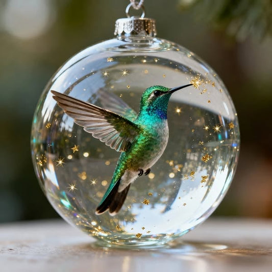 🔥🔥Sista dagen 49 % rabatt - 2026 Wildlife Wonders CollectionTM Kristallglasprydnad (3D)